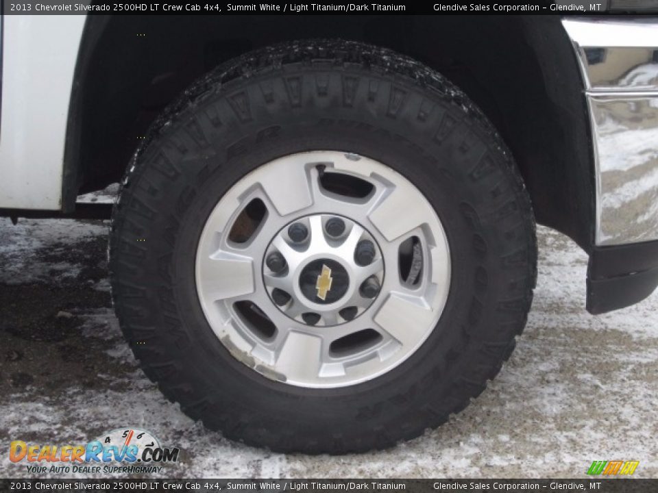 2013 Chevrolet Silverado 2500HD LT Crew Cab 4x4 Summit White / Light Titanium/Dark Titanium Photo #26
