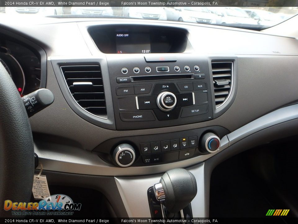 2014 Honda CR-V EX AWD White Diamond Pearl / Beige Photo #22