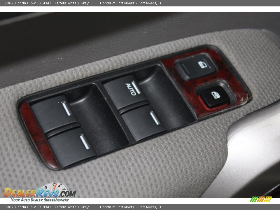 2007 Honda CR-V EX 4WD Taffeta White / Gray Photo #8