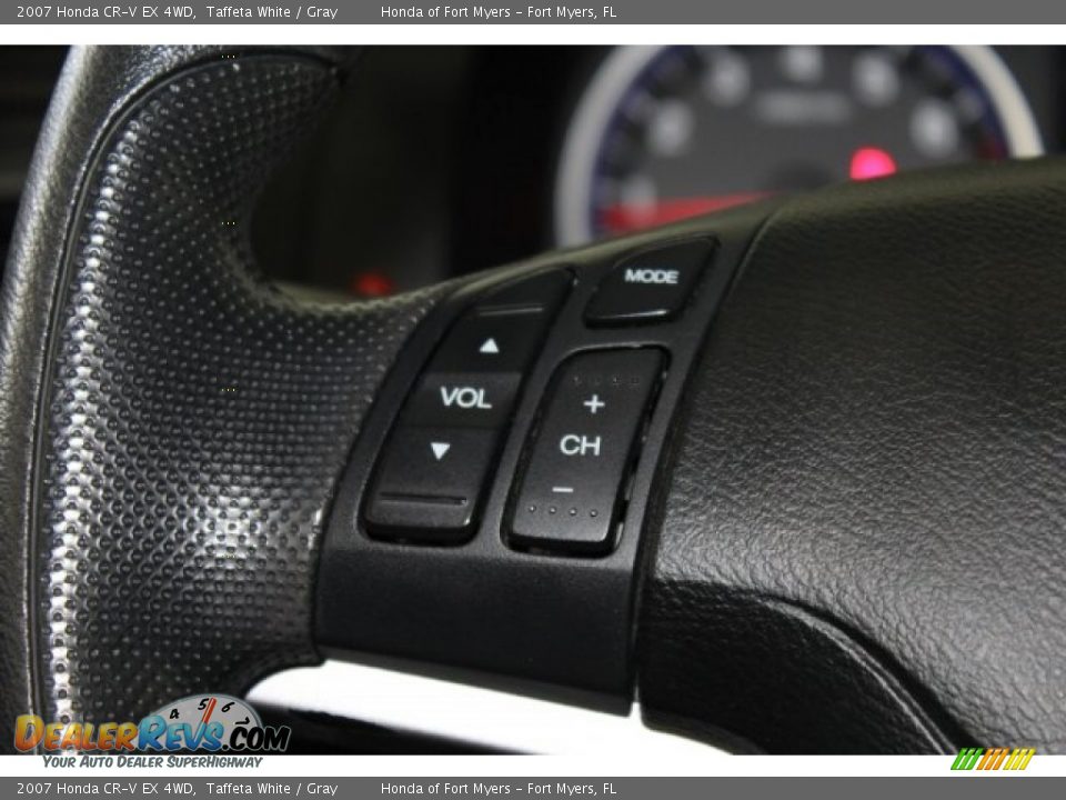 2007 Honda CR-V EX 4WD Taffeta White / Gray Photo #12