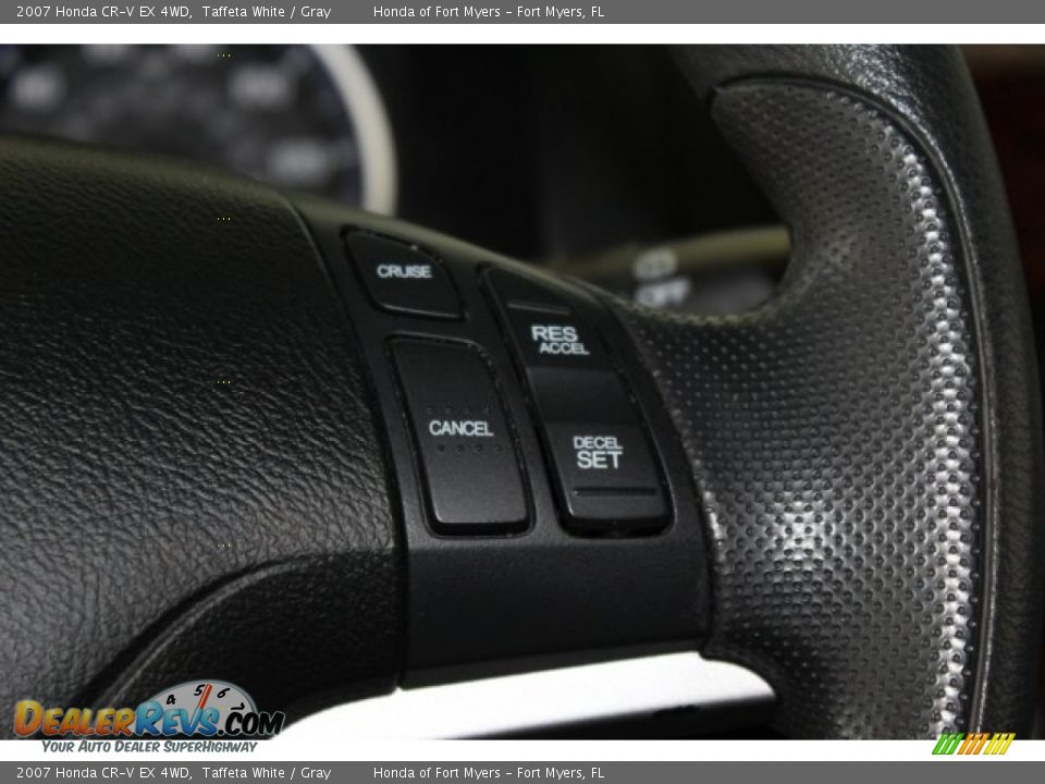 2007 Honda CR-V EX 4WD Taffeta White / Gray Photo #13