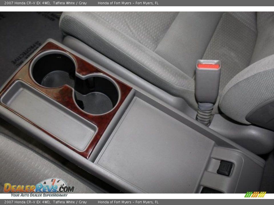 2007 Honda CR-V EX 4WD Taffeta White / Gray Photo #19