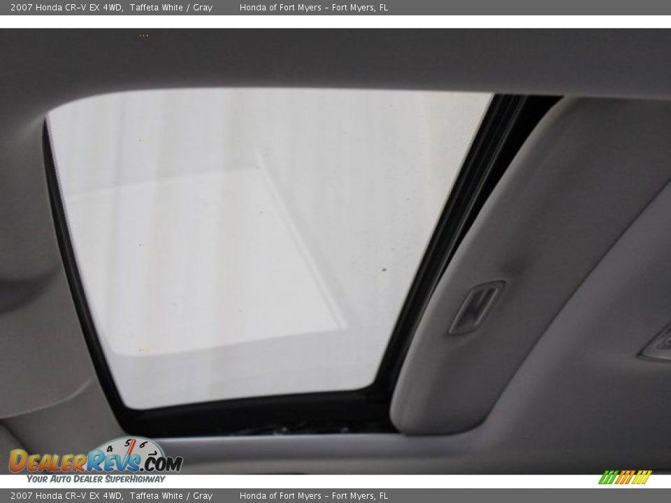 2007 Honda CR-V EX 4WD Taffeta White / Gray Photo #21