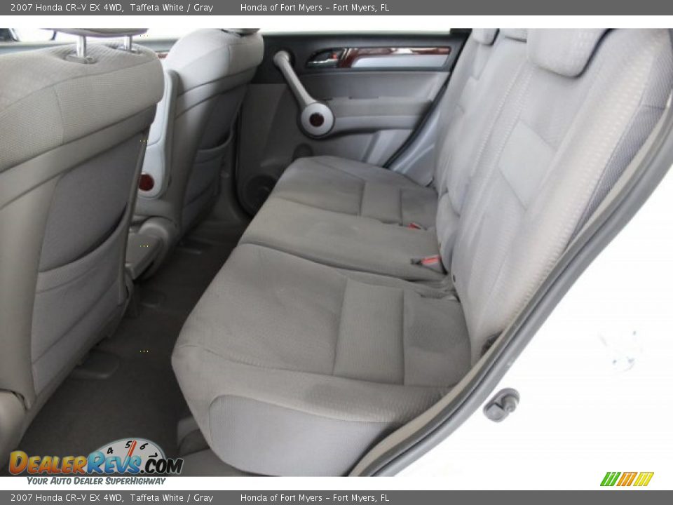2007 Honda CR-V EX 4WD Taffeta White / Gray Photo #23
