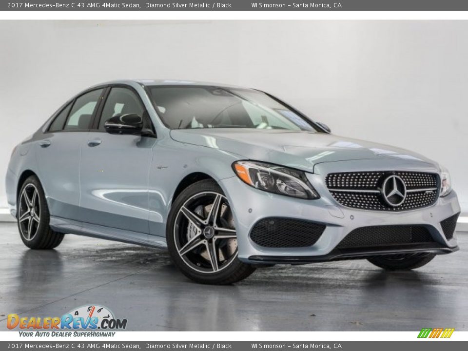 Front 3/4 View of 2017 Mercedes-Benz C 43 AMG 4Matic Sedan Photo #11