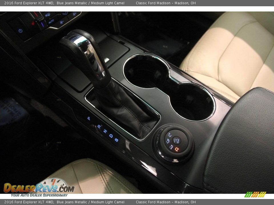 2016 Ford Explorer XLT 4WD Blue Jeans Metallic / Medium Light Camel Photo #13