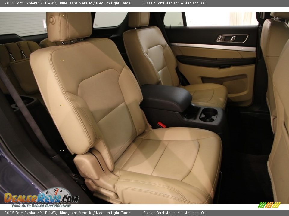 2016 Ford Explorer XLT 4WD Blue Jeans Metallic / Medium Light Camel Photo #15