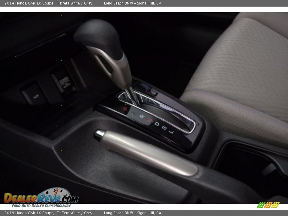 2014 Honda Civic LX Coupe Taffeta White / Gray Photo #22