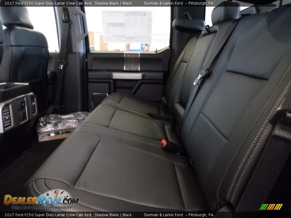 2017 Ford F250 Super Duty Lariat Crew Cab 4x4 Shadow Black / Black Photo #7