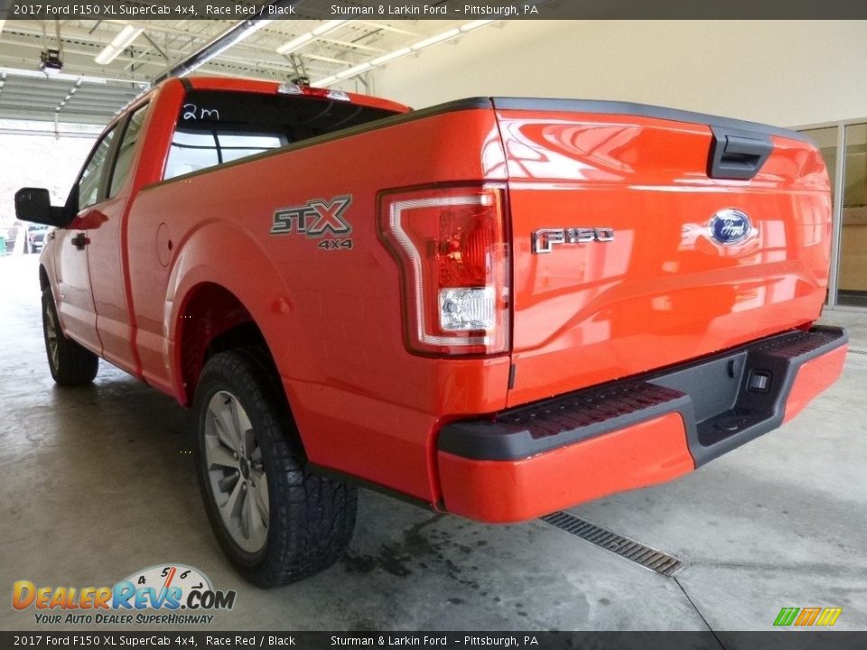 2017 Ford F150 XL SuperCab 4x4 Race Red / Black Photo #3