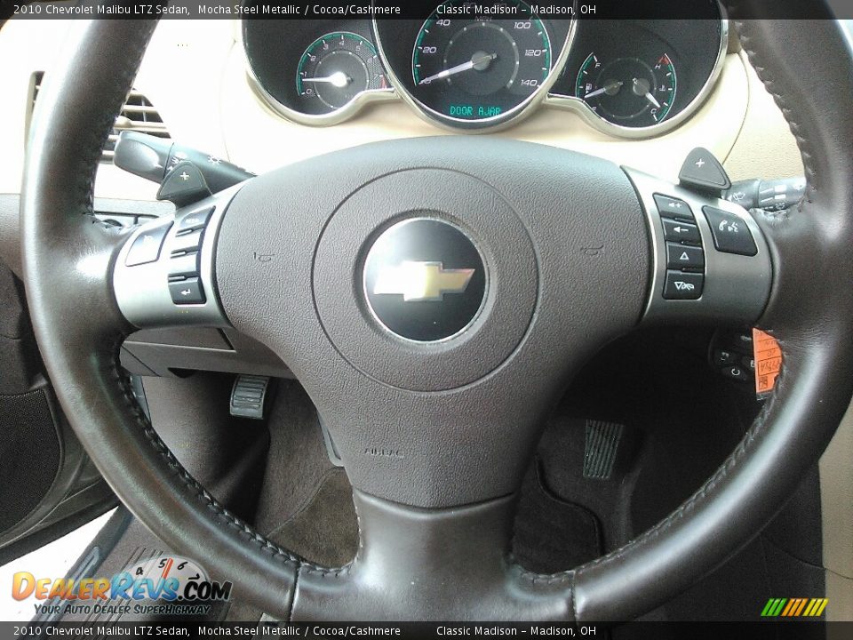 2010 Chevrolet Malibu LTZ Sedan Mocha Steel Metallic / Cocoa/Cashmere Photo #9