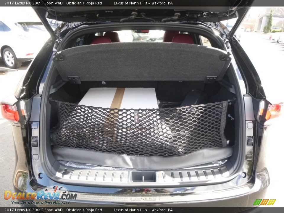 2017 Lexus NX 200t F Sport AWD Obsidian / Rioja Red Photo #6