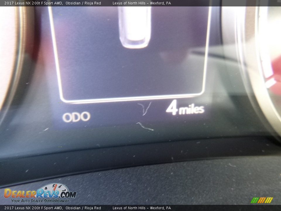 2017 Lexus NX 200t F Sport AWD Obsidian / Rioja Red Photo #15