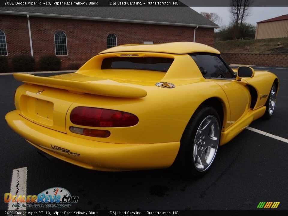 2001 Dodge Viper RT-10 Viper Race Yellow / Black Photo #7