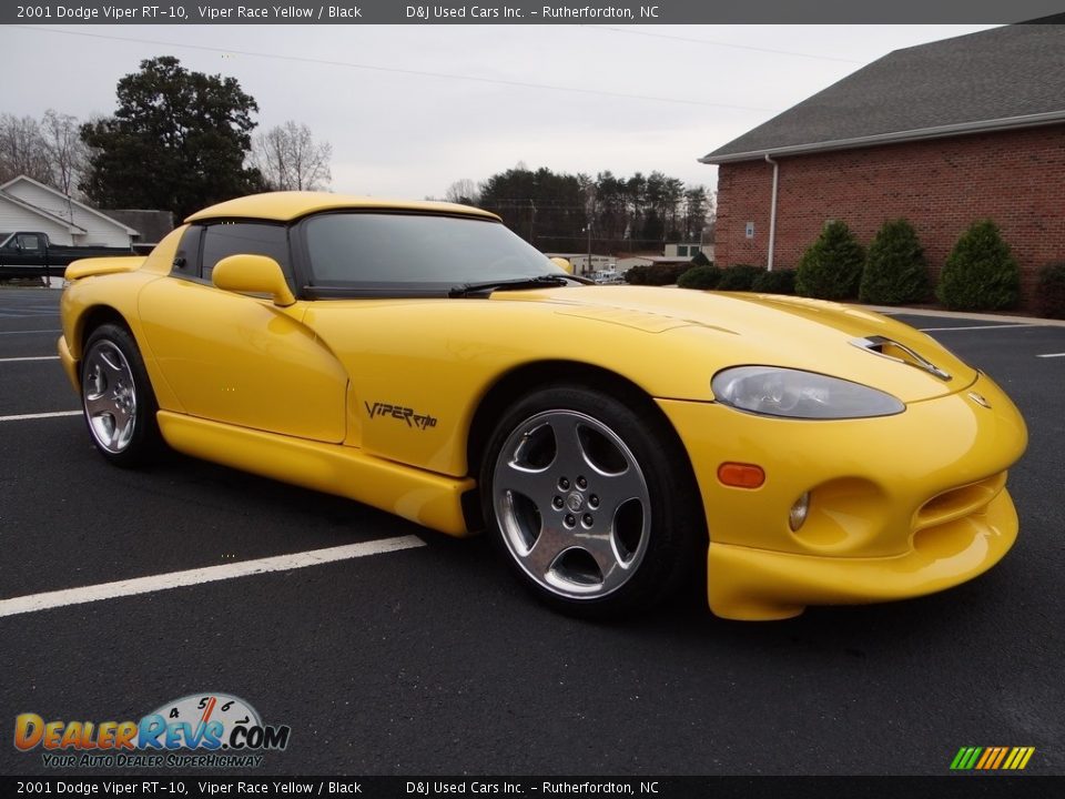 2001 Dodge Viper RT-10 Viper Race Yellow / Black Photo #9