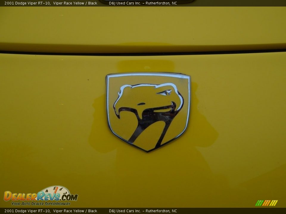 2001 Dodge Viper RT-10 Viper Race Yellow / Black Photo #13