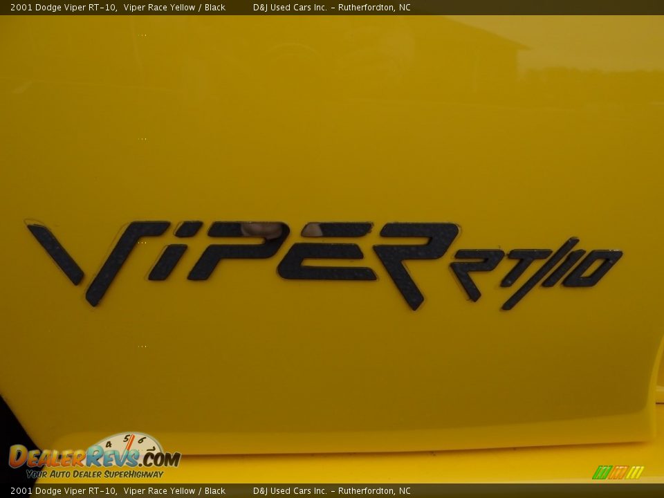2001 Dodge Viper RT-10 Viper Race Yellow / Black Photo #14