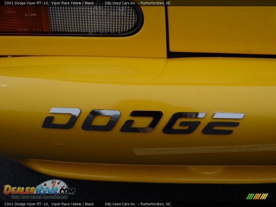 2001 Dodge Viper RT-10 Viper Race Yellow / Black Photo #15