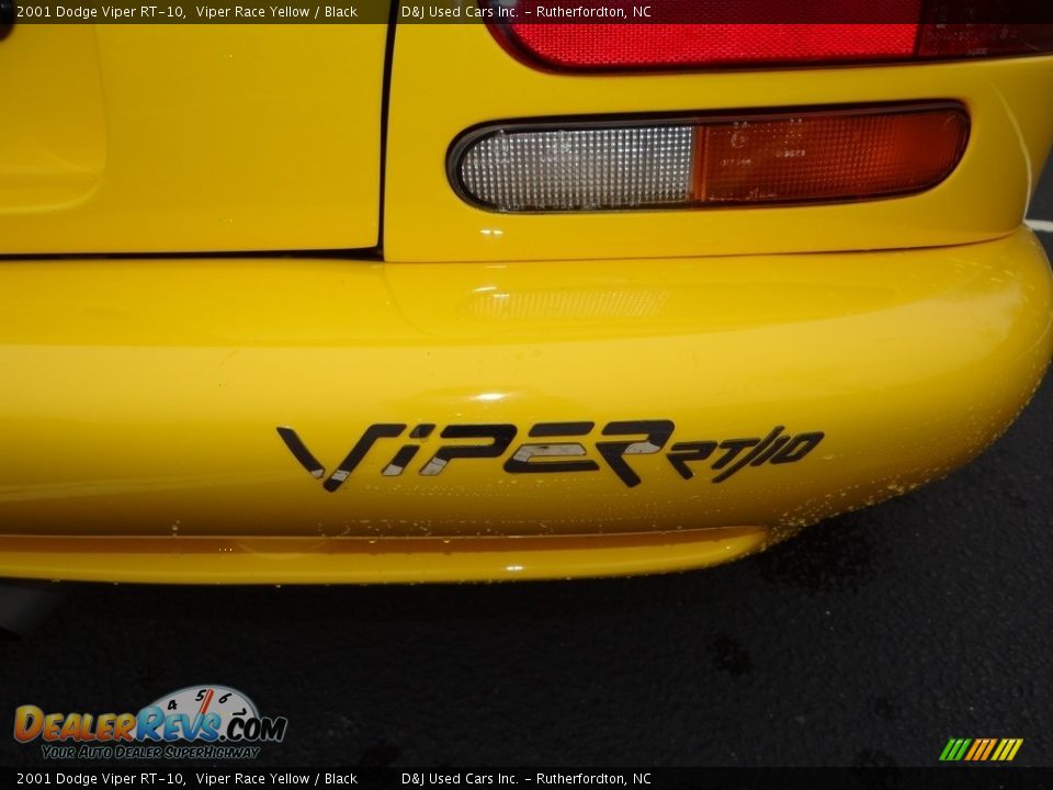 2001 Dodge Viper RT-10 Viper Race Yellow / Black Photo #16