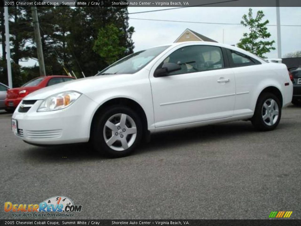 2005 Chevrolet Cobalt Coupe Summit White / Gray Photo #1