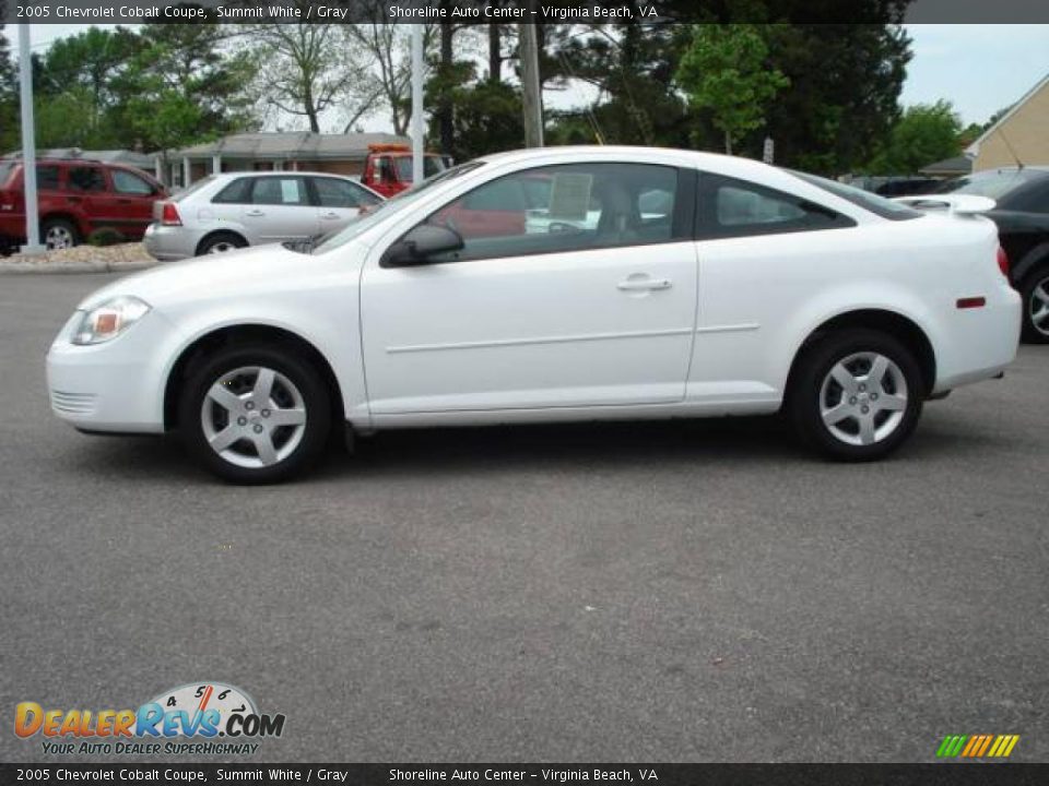 2005 Chevrolet Cobalt Coupe Summit White / Gray Photo #2