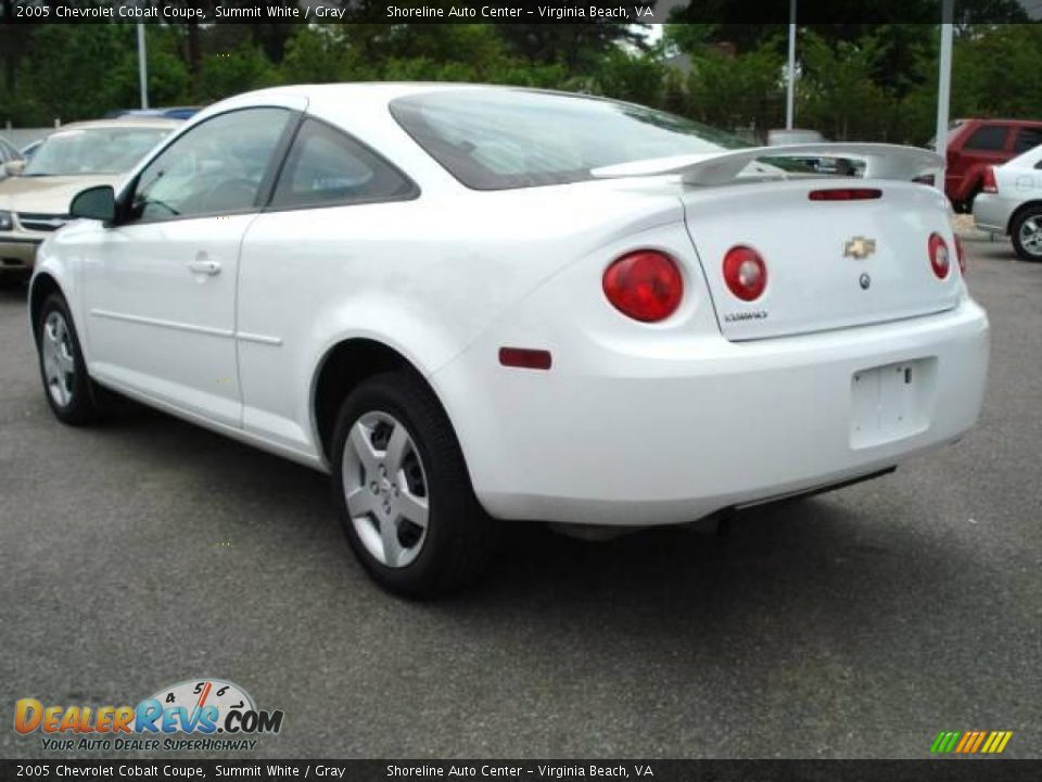 2005 Chevrolet Cobalt Coupe Summit White / Gray Photo #3