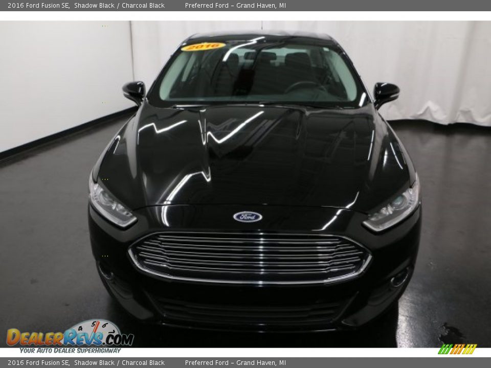 2016 Ford Fusion SE Shadow Black / Charcoal Black Photo #22