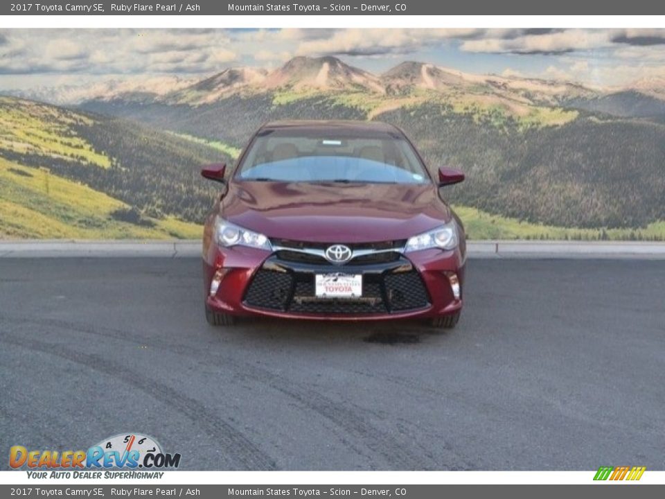 2017 Toyota Camry SE Ruby Flare Pearl / Ash Photo #2