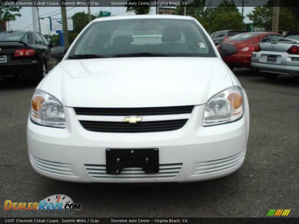 2005 Chevrolet Cobalt Coupe Summit White / Gray Photo #8