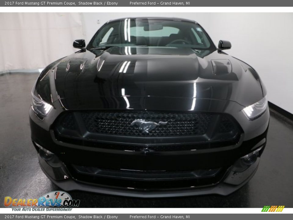 2017 Ford Mustang GT Premium Coupe Shadow Black / Ebony Photo #5