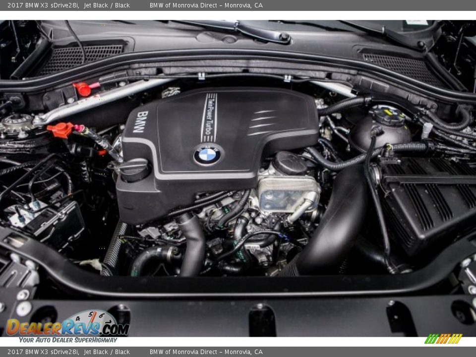 2017 BMW X3 sDrive28i Jet Black / Black Photo #8