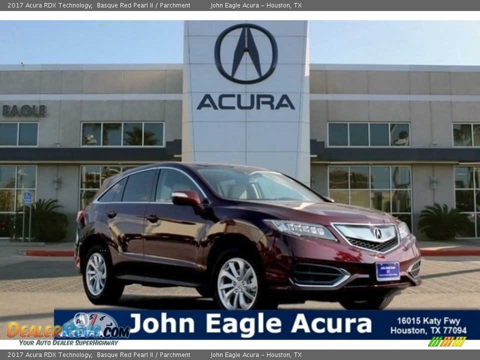 2017 Acura RDX Technology Basque Red Pearl II / Parchment Photo #1