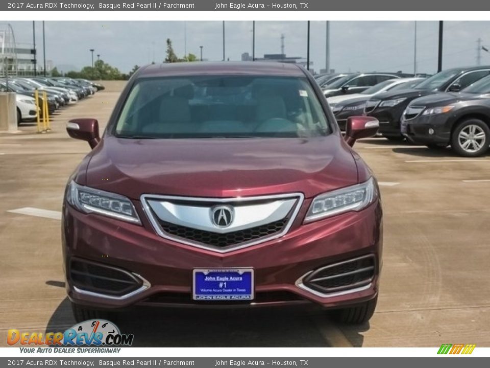 2017 Acura RDX Technology Basque Red Pearl II / Parchment Photo #2