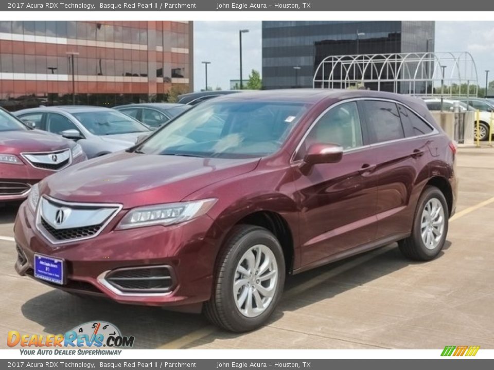 2017 Acura RDX Technology Basque Red Pearl II / Parchment Photo #3