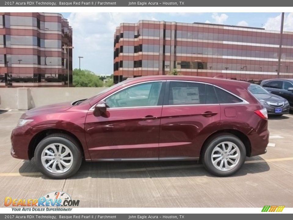 2017 Acura RDX Technology Basque Red Pearl II / Parchment Photo #4