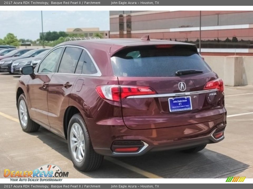 2017 Acura RDX Technology Basque Red Pearl II / Parchment Photo #5
