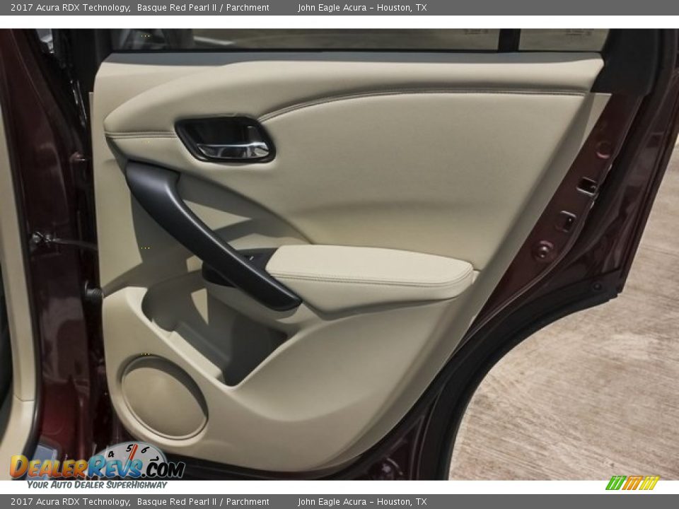 2017 Acura RDX Technology Basque Red Pearl II / Parchment Photo #18