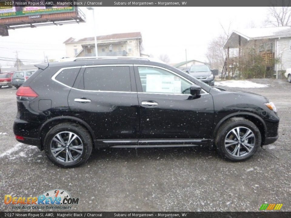 2017 Nissan Rogue SL AWD Magnetic Black / Charcoal Photo #2