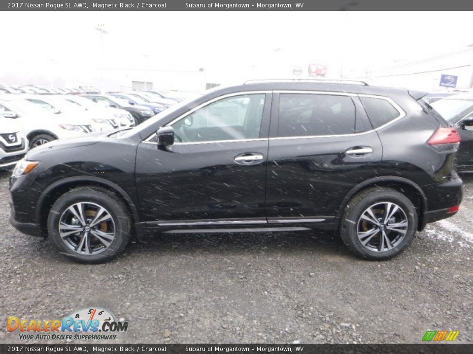 2017 Nissan Rogue SL AWD Magnetic Black / Charcoal Photo #6