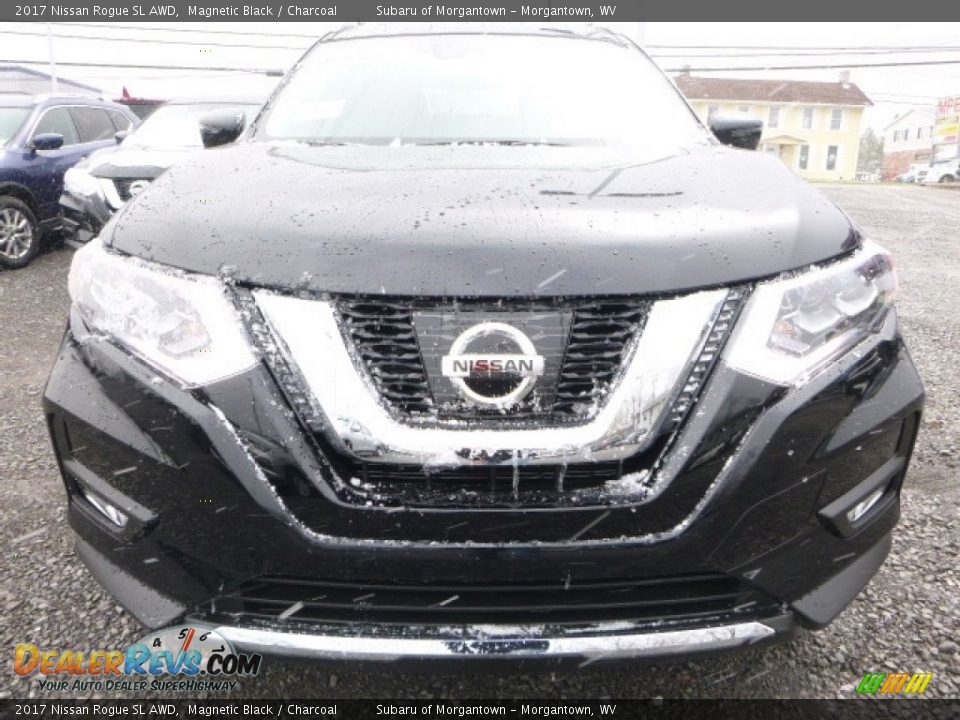 2017 Nissan Rogue SL AWD Magnetic Black / Charcoal Photo #7