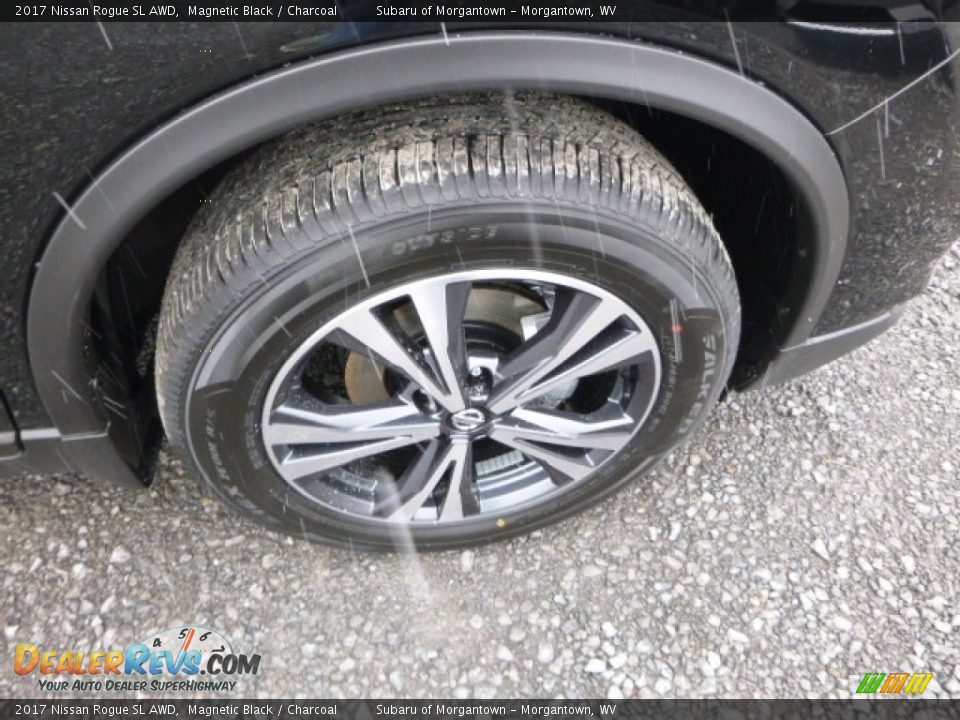 2017 Nissan Rogue SL AWD Magnetic Black / Charcoal Photo #8