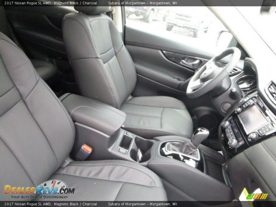 2017 Nissan Rogue SL AWD Magnetic Black / Charcoal Photo #9