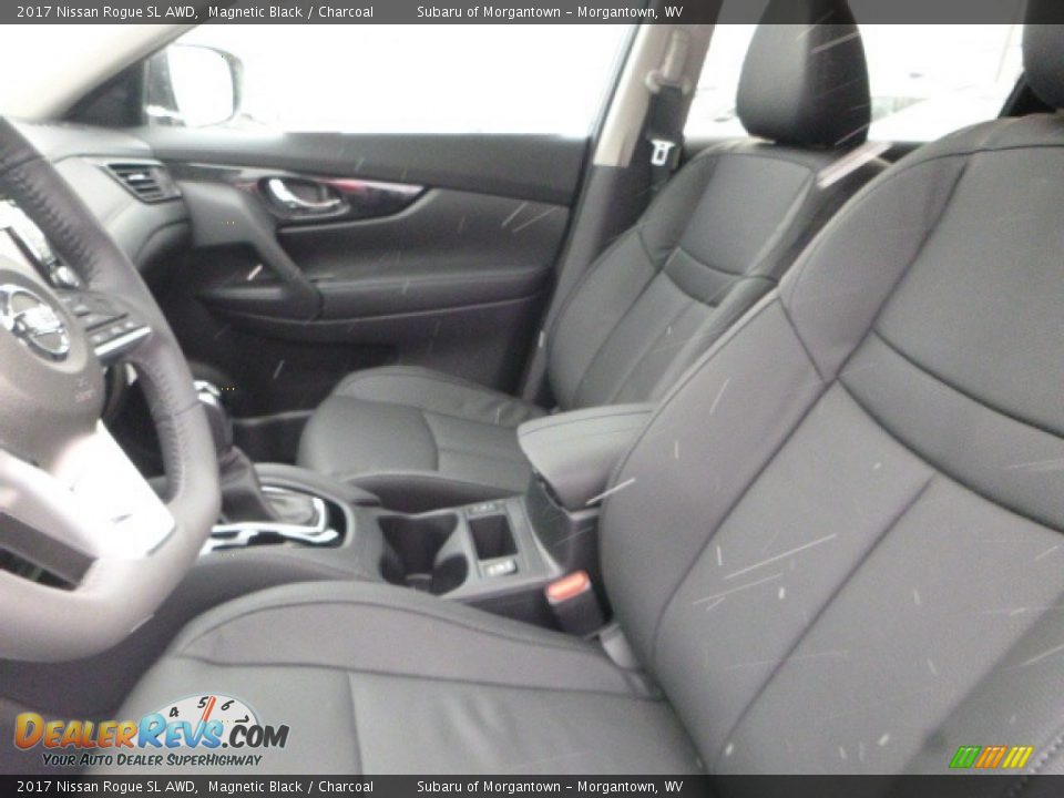2017 Nissan Rogue SL AWD Magnetic Black / Charcoal Photo #12