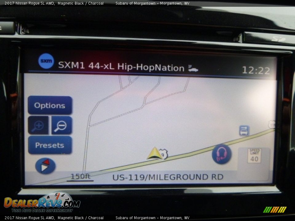2017 Nissan Rogue SL AWD Magnetic Black / Charcoal Photo #17