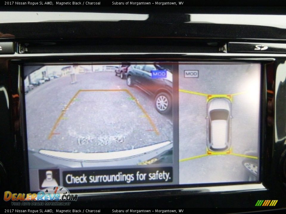 2017 Nissan Rogue SL AWD Magnetic Black / Charcoal Photo #18