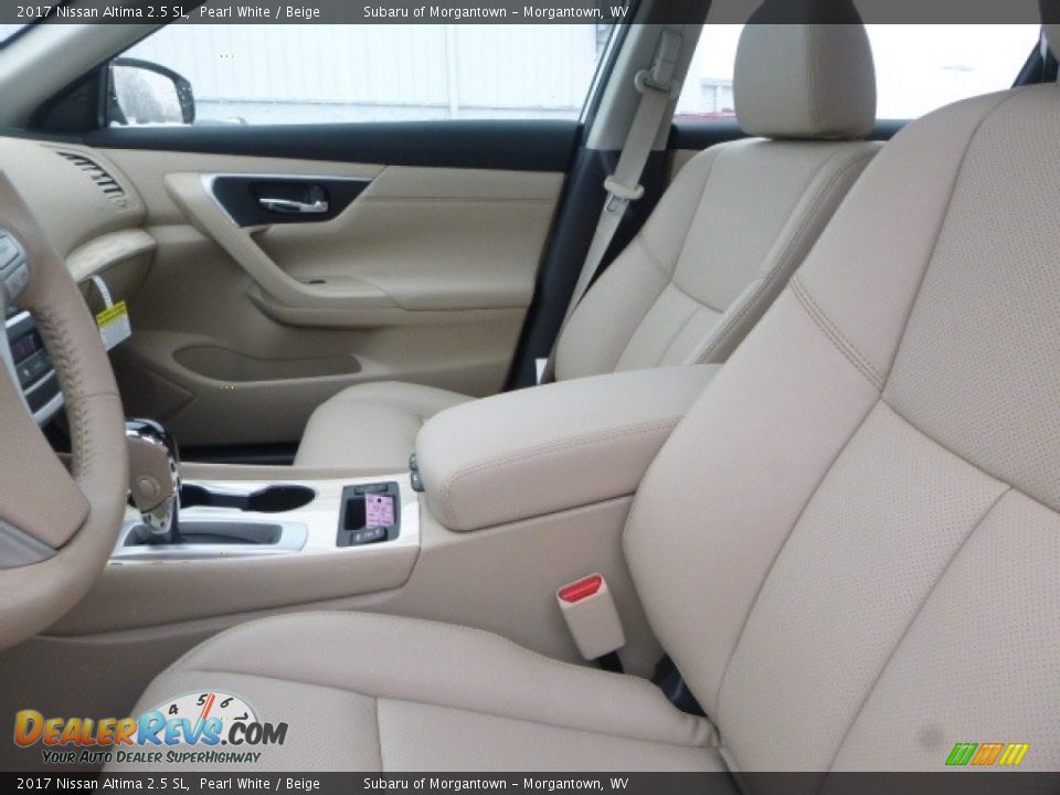 2017 Nissan Altima 2.5 SL Pearl White / Beige Photo #15