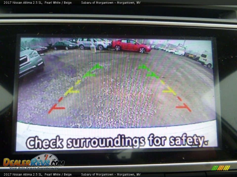 2017 Nissan Altima 2.5 SL Pearl White / Beige Photo #20