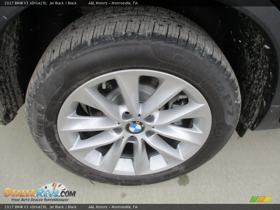2017 BMW X3 xDrive28i Jet Black / Black Photo #3