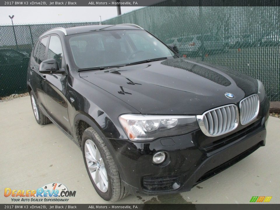 2017 BMW X3 xDrive28i Jet Black / Black Photo #5