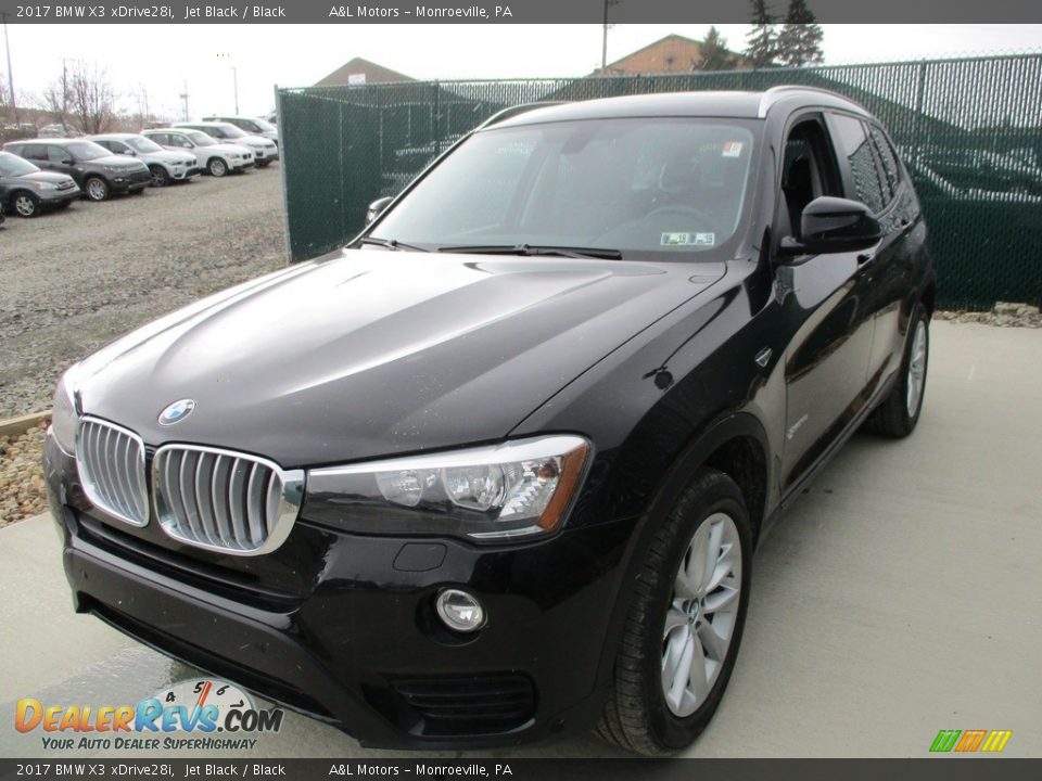 2017 BMW X3 xDrive28i Jet Black / Black Photo #7